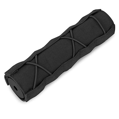Tactical Airsoft Suppressor Cover - 7 Inch, Black