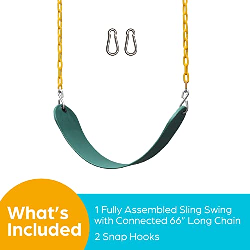 Heavy Duty Swing Seat Replacement Kit for Kids - Green, 1 Pack