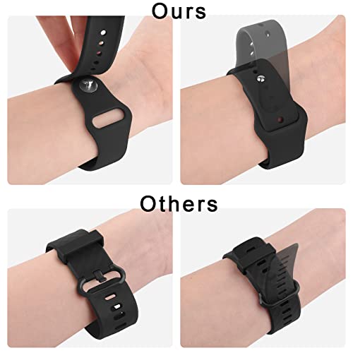 Silicone Replacement Band for Coros PACE 2/APEX 42mm - Black