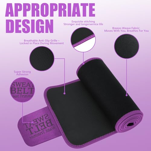 MORECOO Waist Trainer for Men & Women, Sweat Band & Belly Trimmer for Workouts