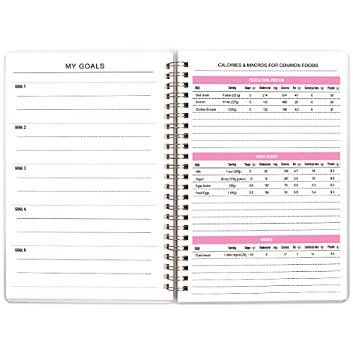 Food and Fitness Journal - 132 Pages Workout & Nutrition Log