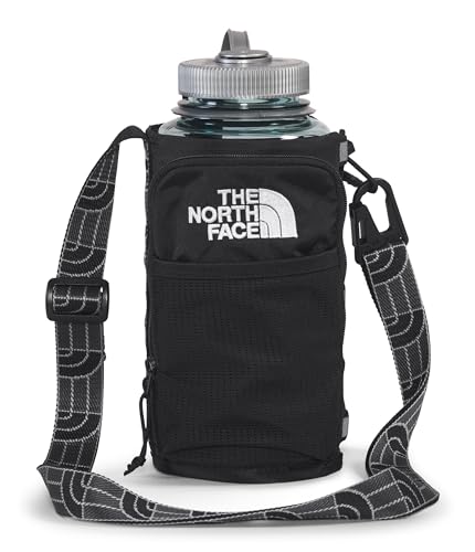 The North Face Borealis Water Bottle Holder - Black/Black, One Size, Recycled Fabric