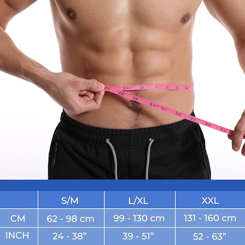 Umbilical Hernia Belt for Men & Women, L/XL (39-52 in) Double-Thickness Abdominal Binder