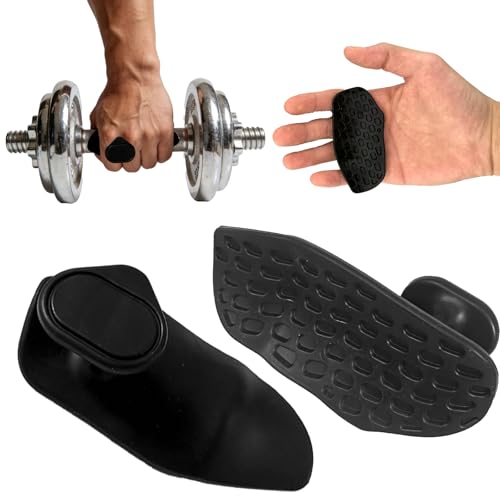 Silicone Weight Lifting Grips - Anti-Slip Gym Hand Pads for Strength Training