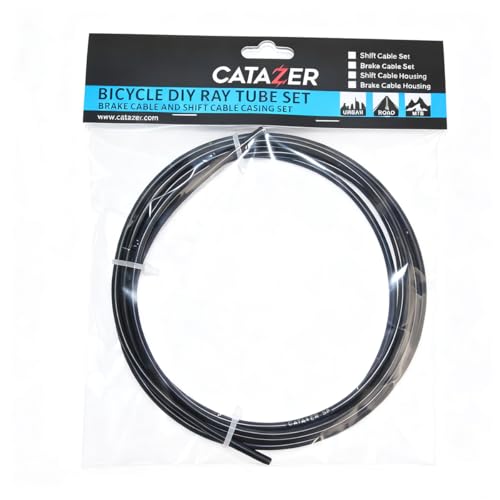 4mm Shift Cable Housing Kit - 10ft Black for MTB & Road Bike