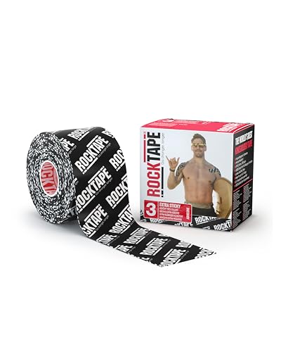 Extra Sticky Kinesiology Tape for Muscle Pain Relief - Water Resistant Athletic Tape