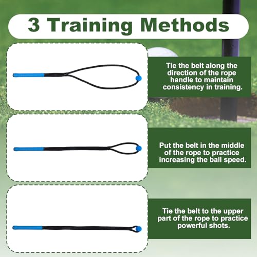 Golf Training Rope Trainer with Storage Bag – Strength & Rhythm Practice