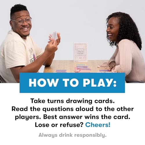 Truth or Drink Party Game - 410 Hilarious Questions for Adults