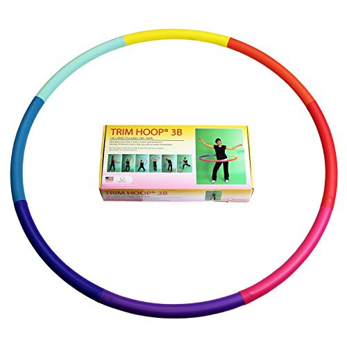 Weighted Hula Hoop 3B - 3.1 lb Trim Hoop for Belly Fat Loss
