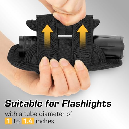 Tactical Flashlight Holster - 360° Rotatable Nylon Pouch - Variation 1