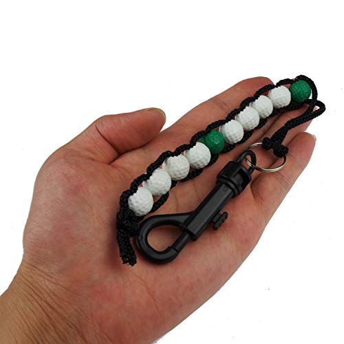 Golf Stroke Bead Score Counter - 3 Pack with Clip