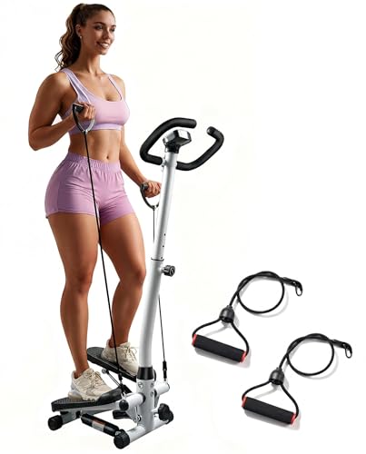 Twist Stair Stepper with Handlebar - Compact Cardio Machine