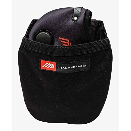 The Diamondback 722 Slingshot Tool Pouch, Black | Pouch for Tool Belt | for Electricians, Carpenters, Installers | 6"x6" | 0.4 lbs