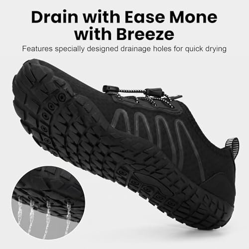 FANGARDEN Barefoot Water Shoes for Women & Men — Wide Toe Box, Quick-Dry, Non-Slip