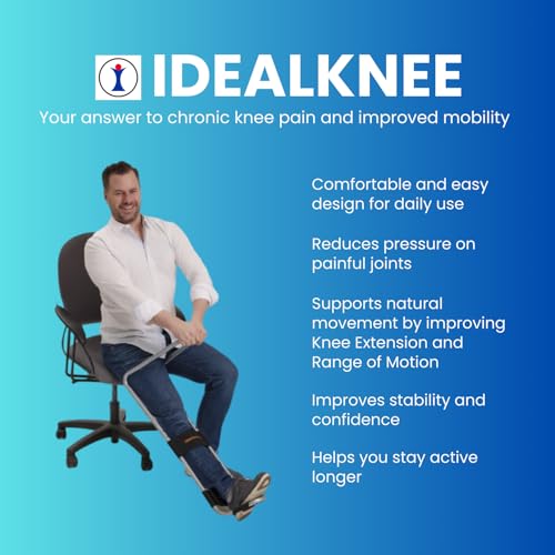Knee Extension Device for Rehab - Adjustable Design, 2 Pads