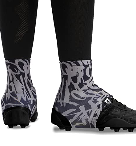 Football Cleat Covers - Lightweight Polyester Spats - Graffiti / Small