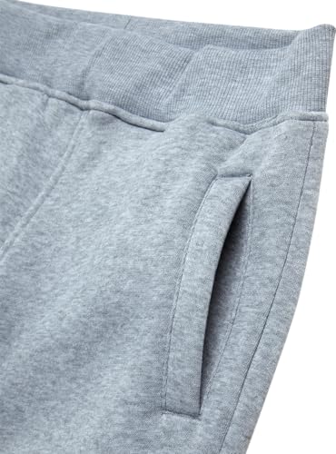 Fleece Jogger Pants for Little Boys - Heather Grey (Ages 4-7)