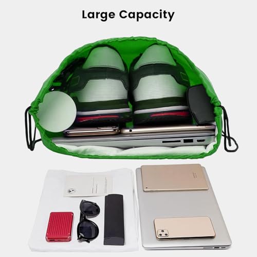 Vorspack Multicolor Drawstring Bags Bulk 60 Pcs, 15.7 x 13.3 Inches, DIY Customizable Storage Pack