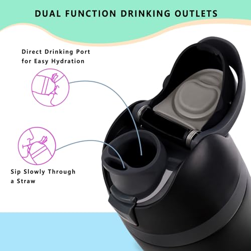 Leakproof Replacement Lid for Owala Freesip Water Bottles - 16oz to 40oz