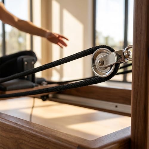 Durable Pilates Reformer Pull Ropes - 9-Foot Replacement Straps (2 Pack)