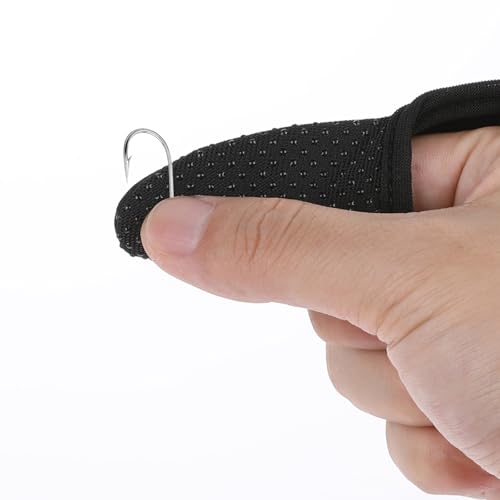 Single Finger Fishing Gloves - 3 Pack Anti-Slip Protector