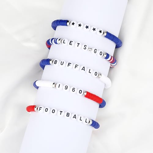Buffalo Football Fans Bracelet - Gameday Cheerleader Decor
