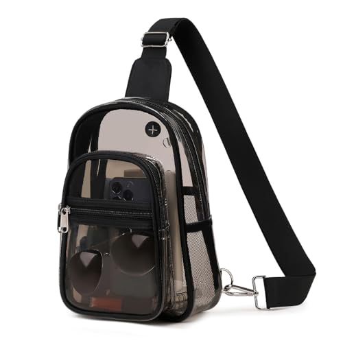 Clear Stadium Bag - Waterproof TPU Backpack Purse for Events
