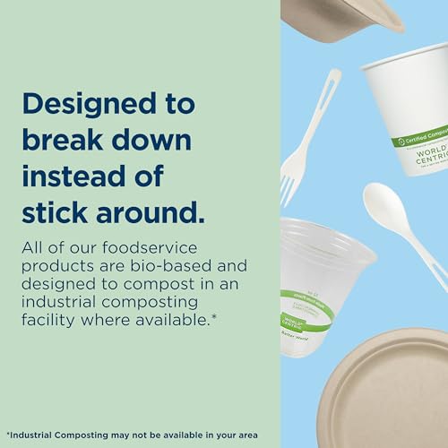 Compostable TPLA Forks - 6.3 Inch, Pack of 24