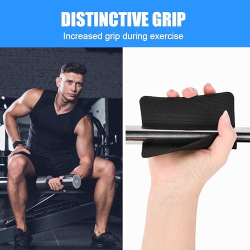 Adjustable Neoprene Grip Pads - 12 Pack for Weight Lifting