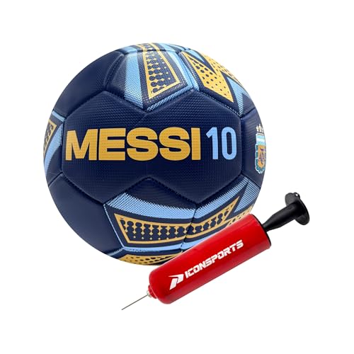 Icon Sports Officially Licensed Argentine Football Association Soccer Ball 95BL-Navy / 3