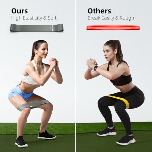 5-Pack Resistance Bands Set for Strength Training - Gray