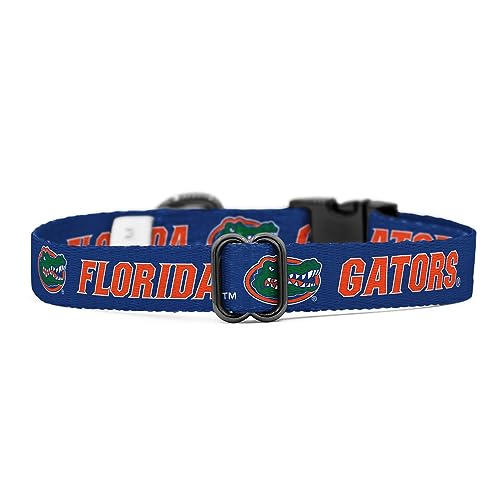Adjustable Pet Collar - Medium Size - Florida Gators Design
