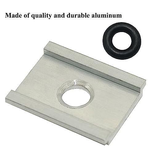 12Pcs Kayak Adapter Plates and O-Rings for Track Mounts - Marine Accessories