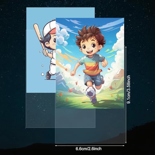 500 Soft Penny Card Sleeves - Clear Plastic Protectors for TCG & Sports