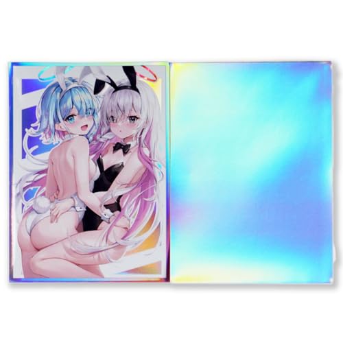 60ct 67x92 mm Holographic Card Sleeves for MTG/TCG - Standard Size, Acid-Free PP