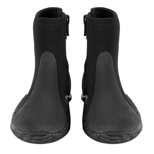 GoldFin Diving Boots 3mm/5mm Black US Man 10, US Lady 11