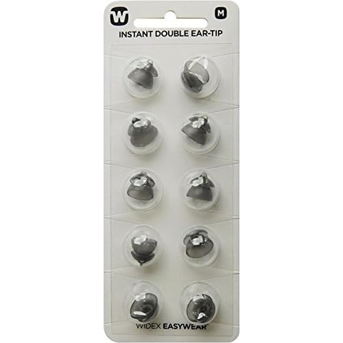 Widex Instant Double Ear-Tips (Medium) - Pack 10