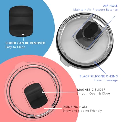 20oz Magnetic Replacement Tumbler Lid - Spill Proof Design