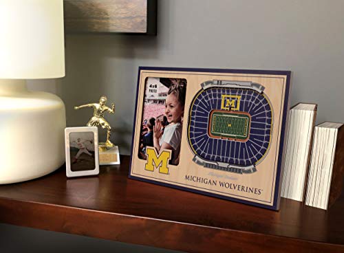 3D Stadium Picture Frame - Michigan Wolverines - 12" x 8"