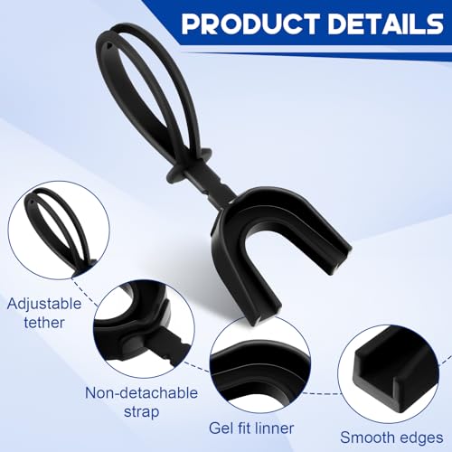 10 Pack Youth Football Mouthguards with Strap - Silicone Protection