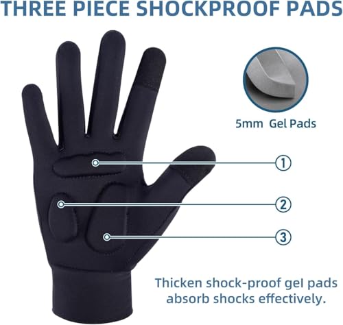 Padded Figure Skating Gloves for Women & Girls - Small/Medium