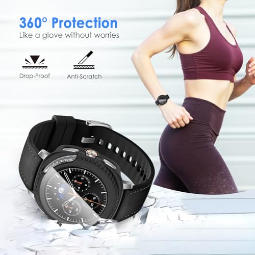 Samsung Galaxy Watch 8 Classic 46mm Case - Black Protective Cover