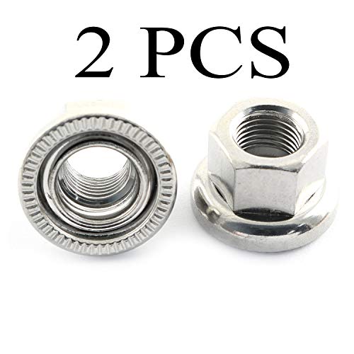 M10 Bike Wheel Hub Axle Nuts - 2PCS 7075 Aluminum Alloy