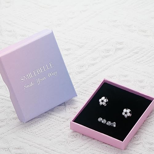 Sterling Silver Sports Earrings for Women - Soccer, Volleyball & More