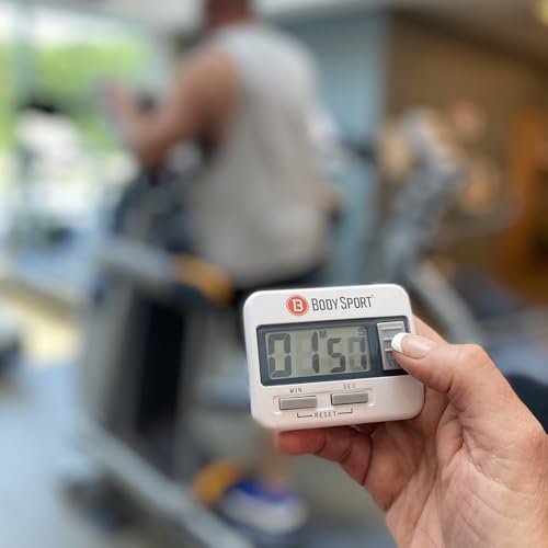 Digital Timer Stopwatch for Fitness & Exercise - Battery Operated