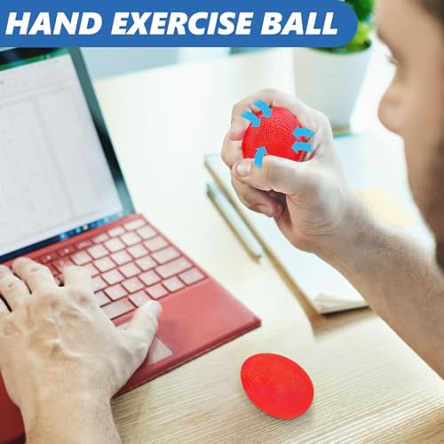 Grip Strength Trainer Set - Hand Exercise Ball, Grip Rings & Stretchers