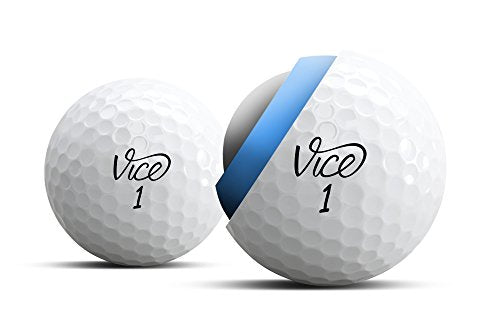 Vice Tour Golf Balls - 3-Layer Design for Distance & Control