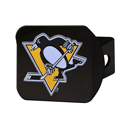 NHL Pittsburgh Penguins Hitch Cover - 3.4"x4" - Black