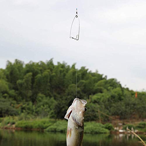 Automatic Fishing Device - Spring Loaded Hook Bait Traps (12 Pack)