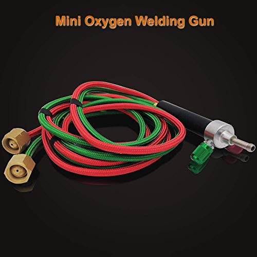 Mini Gas Little Torch Soldering Welding Gun Kit With 5 Tips fit for Hoses Jewelry Repair And Construction, Hobbyists, Crafts